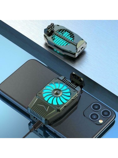 FD5可擕式手機風冷散熱器 - Silver Green